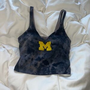 Lululemon Michigan Sports Bra/ Cropped athletic top